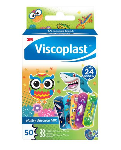  Viscoplast Plastry dziecięce Mix, 50 sztuk - Apteka internetowa Melissa  