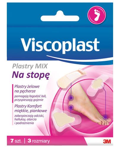 VISCOPLAST PLASTRY MIX Na stopę - 7 szt. - Apteka internetowa Melissa
