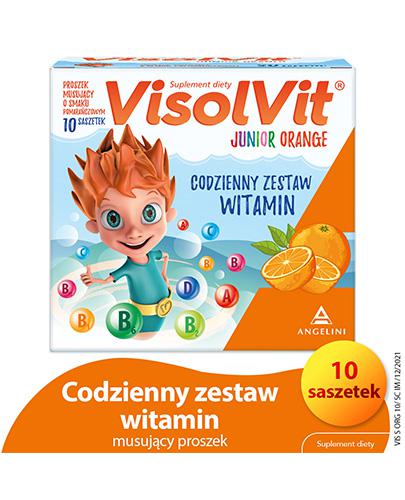 VISOLVIT JUNIOR Orange - 10 sasz. - Drogeria Melissa