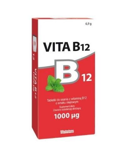  Vita B12 1000 mcg, 100 tabletek do ssania - Apteka internetowa Melissa  