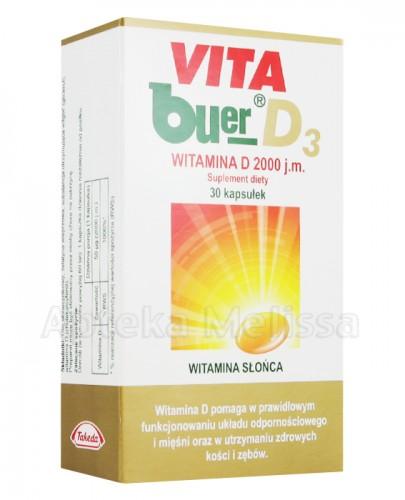  VITA BUER D3 2000 j.m. - 30 kaps. - Apteka internetowa Melissa  