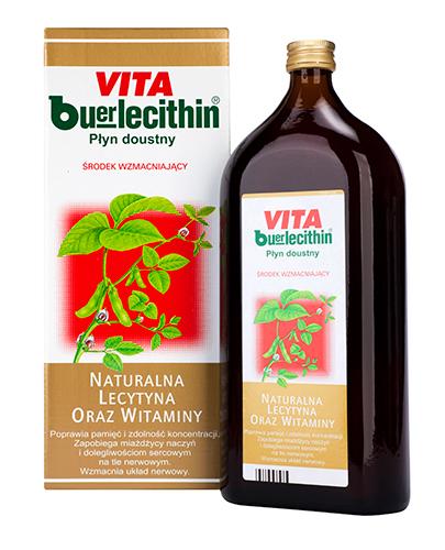 VITA BUERLECITHIN Płyn, poprawia koncentrację, sen i dodaje energii, 1000 ml - Apteka internetowa Melissa