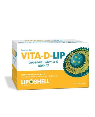  VITA-D-LIP Liposomalna witamina D 1000 IU - 30 sasz. - cena, dawkowanie, opinie  - Apteka internetowa Melissa  