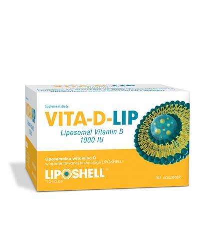 VITA-D-LIP Liposomalna witamina D 1000 IU - 30 sasz. - cena, dawkowanie, opinie - Apteka internetowa Melissa