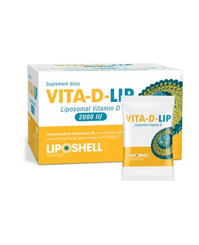  VITA-D-LIP Liposomalna witamina D 2000 IU, 30 saszetek - Apteka internetowa Melissa  