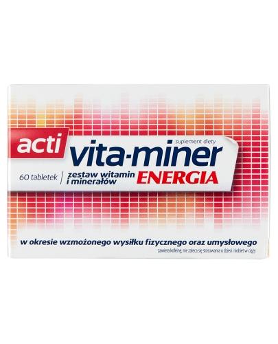 VITA-MINER ENERGIA - 60 tabl. - Apteka internetowa Melissa