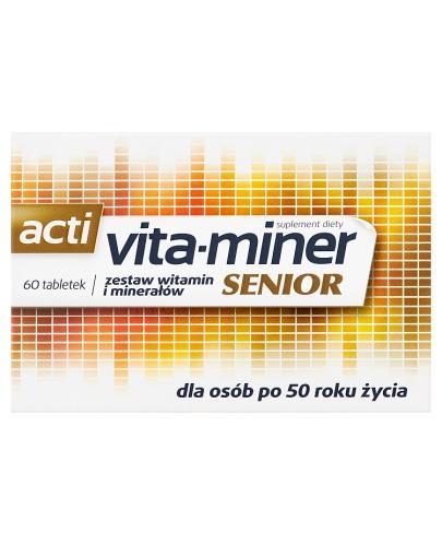 VITA-MINER SENIOR - 60 tabl. - Apteka internetowa Melissa