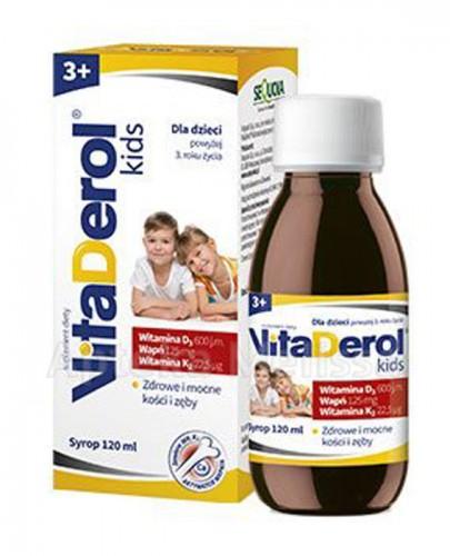 VITADEROL KIDS 3+ syrop o smaku truskawkowym - 120 ml - Apteka internetowa Melissa