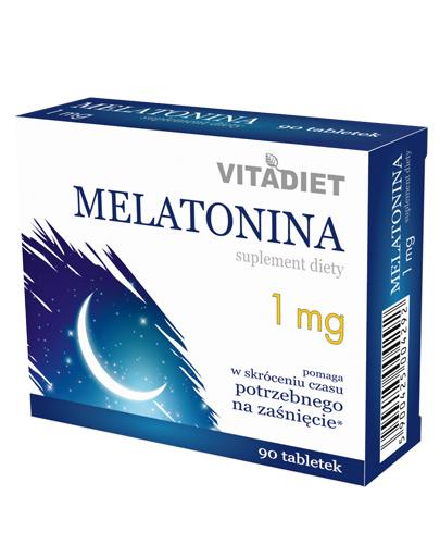  VITADIET Melatonina 1 mg - 90 tabl. - Apteka internetowa Melissa  