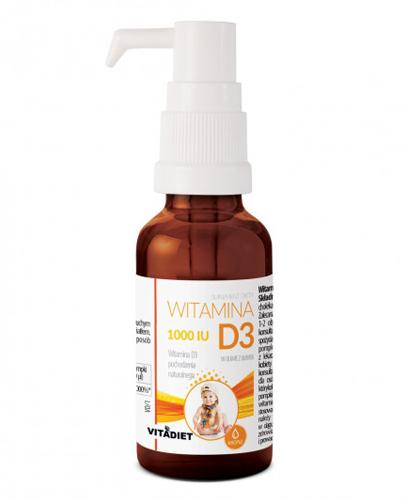 VITADIET Witamina D3 1000 IU krople, 29,4 ml