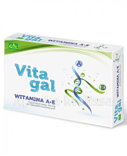 VITAGAL Witamina A+E 90 mg - 60 kaps. - Apteka internetowa Melissa