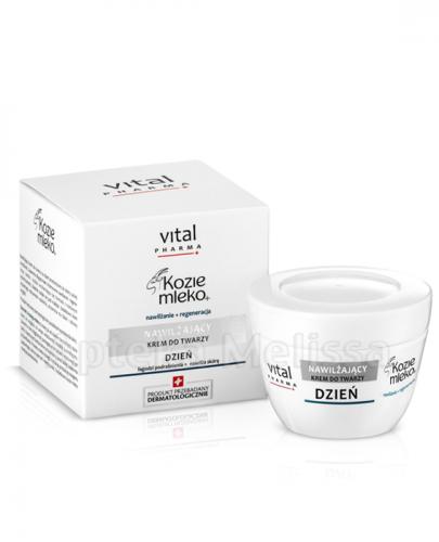 VITAL PHARMA KOZIE MLEKO Nawilżający krem do twarzy na dzień - 50 ml - Apteka internetowa Melissa