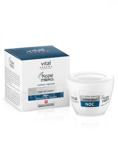 VITAL PHARMA KOZIE MLEKO+ Regenerujący krem do twarzy na noc - 50 ml - Apteka internetowa Melissa