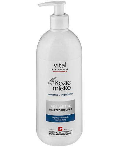 VITAL PHARMA KOZIE MLEKO Aksamitne mleczko do ciała - 500 ml - Apteka internetowa Melissa