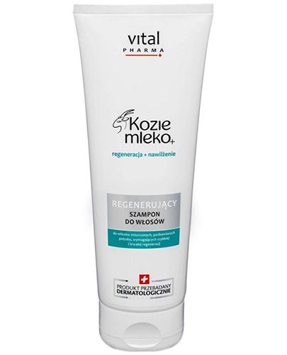 VITAL PHARMA KOZIE MLEKO+ Regenerujący szampon do włosów - 250 ml - Apteka internetowa Melissa