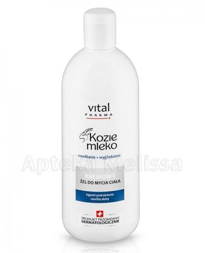 VITAL PHARMA KOZIE MLEKO Kremowy żel do mycia ciała - 500 ml - Apteka internetowa Melissa