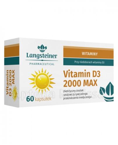 LANGSTEINER Vitamin D3 2000 max - 60 kaps. - Apteka internetowa Melissa