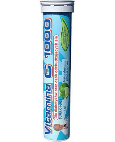 VITAMINA C1000 Bez cukru - 20 tabl. mus. - Apteka internetowa Melissa