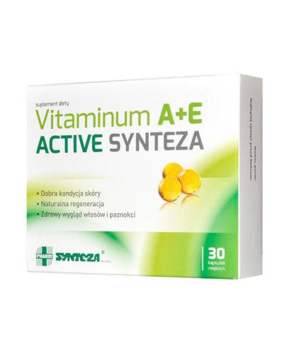 Vitaminum A+E Active Synteza 30 kaps. - cena, opinie, stosowanie - Apteka internetowa Melissa  