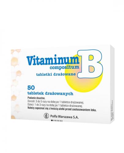  VITAMINUM B COMPOSITUM, 50 tabletek - Apteka internetowa Melissa  