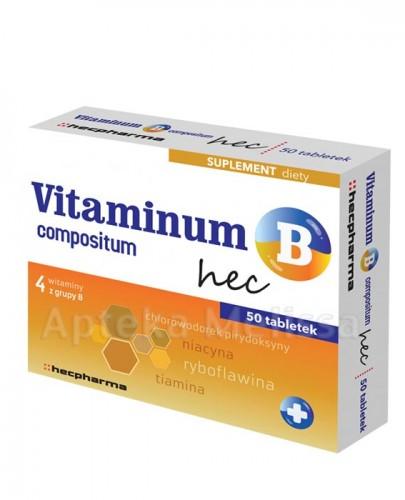 VITAMINUM B COMPOSITUM HEC - 50 tabl. - Apteka internetowa Melissa