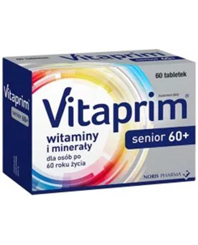  Vitaprim Senior 60+ - 60 tabl. - cena, opinie, właściwości - Apteka internetowa Melissa  