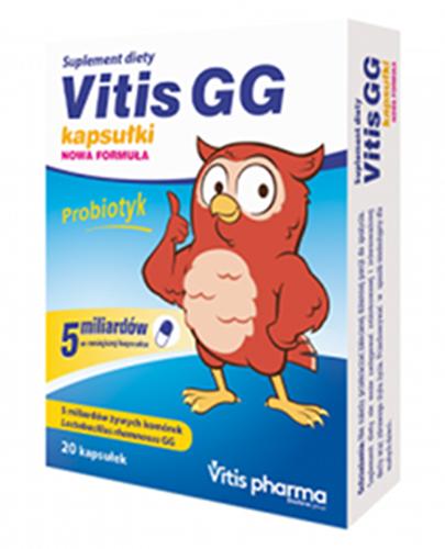  Vitis GG Probiotyk - 20 kaps. - cena, opinie, właściwości - Apteka internetowa Melissa  