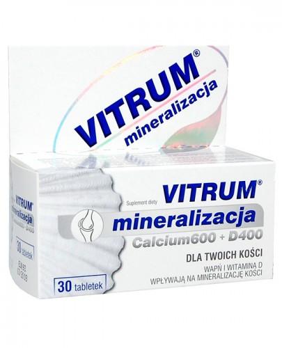 VITRUM MINERALIZACJA (Calcium) 600 + D400 - 30 tabl. - Apteka internetowa Melissa