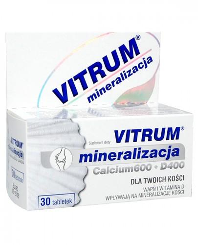  VITRUM MINERALIZACJA (Calcium) 600 + D400 - 30 tabl. - Apteka internetowa Melissa  