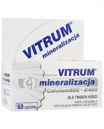    VITRUM MINERALIZACJA (Calcium) 600 + D400 - 60 tabl. Wapń i witamina D3. - Apteka internetowa Melissa  