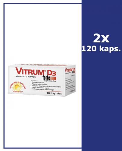 Vitrum D3 Forte 120 Kaps Witamina D Opinie Stosowanie