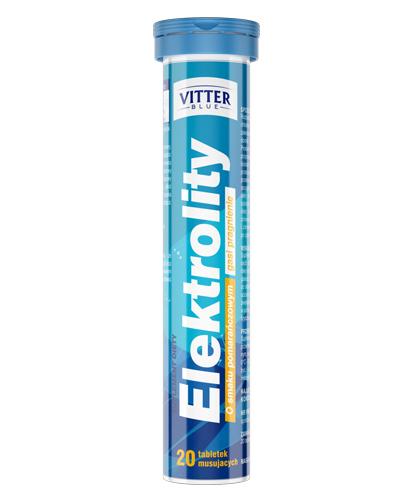 VITTER BLUE Elektrolity - 20 tabl. mus. - Apteka internetowa Melissa