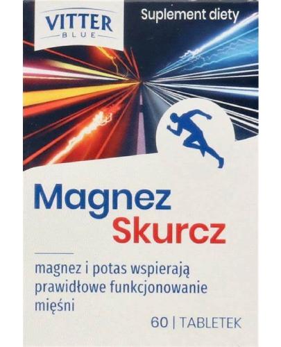  VITTER BLUE Magnez Skurcz, 60 tabletek - Apteka internetowa Melissa  