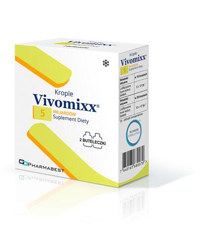 VIVOMIXX Krople, Kolonizacja bakteryjna przewodu pokarmowego u niemowląt i małych dzieci, 2 x 5 ml - Drogeria Melissa