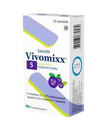 Vivomixx Saszetki 5 mld o smaku borówkowym, 10 sasz., cena, wskazania, opinie - Apteka internetowa Melissa  