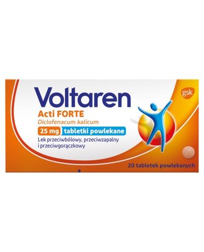 VOLTAREN ACTI FORTE Lek przeciwbólowy i przeciwzapalny - 20 tabl. - Apteka internetowa Melissa
