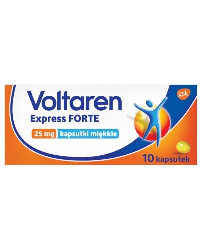  VOLTAREN EXPRESS FORTE preparat przeciwbólowy i przeciwzapalny - 10 kaps. - Apteka internetowa Melissa  