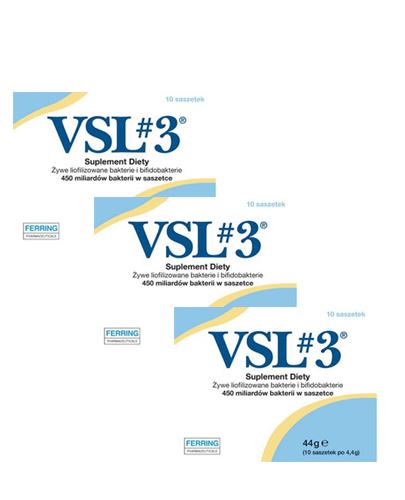  VSL#3 - 3 x 10 saszetek - skoncentrowany poliprobiotyk - cena, dawkowanie - Apteka internetowa Melissa  