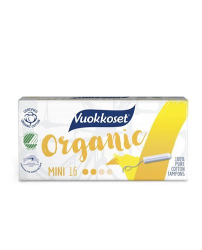 VUOKKOSET ORGANIC Tampony MINI - 16 szt.