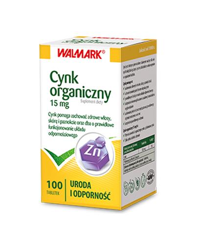 WALMARK CYNK ORGANICZNY 15 mg - 100 tabl.