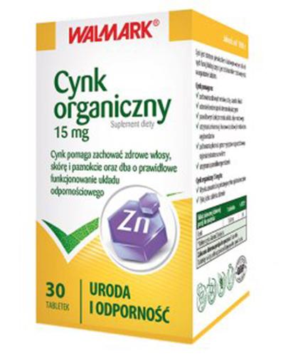 WALMARK CYNK ORGANICZNY 15 mg - 30 tabl. - Apteka internetowa Melissa