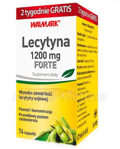  WALMARK LECYTYNA FORTE 1200 mg - 74 kaps. - Apteka internetowa Melissa  