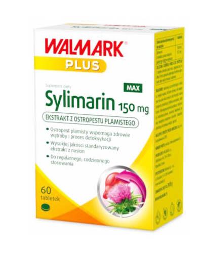  WALMARK SYLIMARIN MAX 150 mg - 60 tabl. Dla zdrowia wątroby. - Apteka internetowa Melissa  