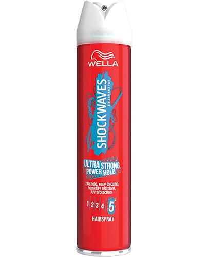 Wella Shockwaves Ultra Strong Power Hold Lakier do włosów, 250 ml cena, opinie, stosowanie - Apteka internetowa Melissa  
