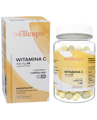  Wellcaps Witamina C SR 500 mg - 60 kaps. - cena, opinie, dawkowanie - Apteka internetowa Melissa  