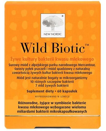  Wild Biotic Żywe kultury bakterii kwasu mlekowego - 60 kaps. - cena, opinie, składniki - Apteka internetowa Melissa  