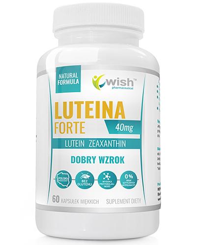  Wish Luteina Forte 40 mg - 60 kaps.- cena, opinie, dawkowanie - Apteka internetowa Melissa  