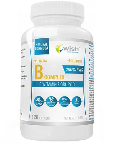  Wish Witamina B Complex 200% RWS + Prebiotyk - 120 kaps. - cena, opinie, dawkowanie - Apteka internetowa Melissa  