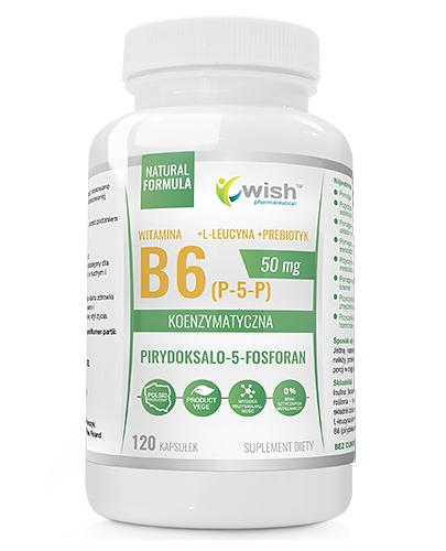  Wish Witamina B6 (P-5-P) 50 mg - 120 kaps. - cena, opinie, właściwości - Apteka internetowa Melissa  