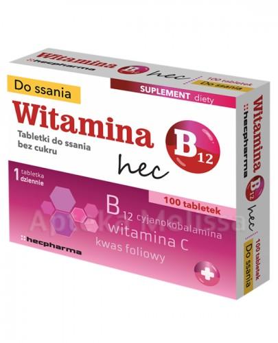 WITAMINA B12 hec - 100 tabl. - Apteka internetowa Melissa